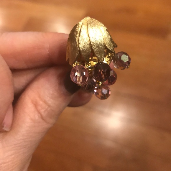 Tulip Cascade Crystals Earrings - Picture 6 of 6